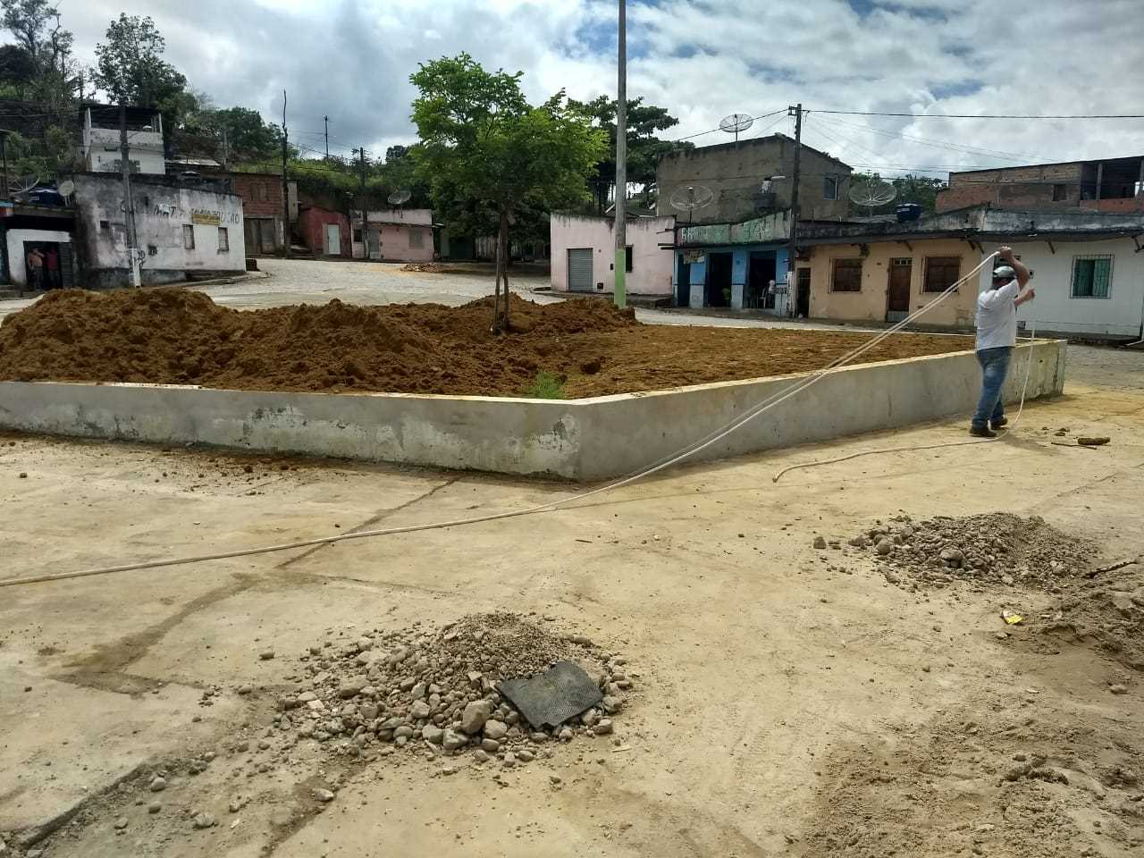 reforma da Praça João Gonçalves em São João Panelinha